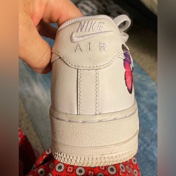 Nike Air Force one fiery butterfly sneakers - Picture 10 of 13